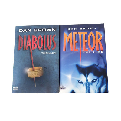 Dan Brown 2x  Bücher Thriller Diabolus Meteor