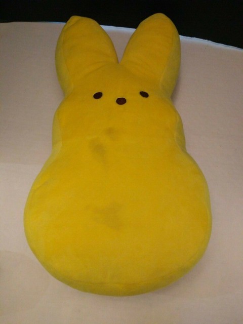 peep bunny pillow
