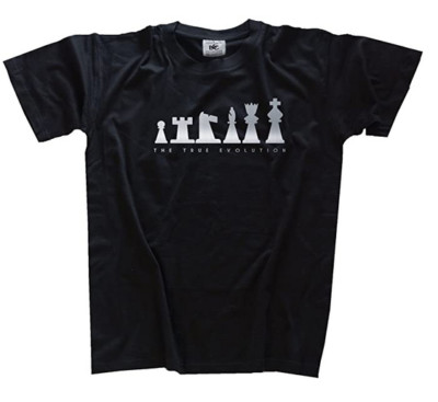 Silber Edition The true Chess Spiel der Könige Master Schach Evolution T-Shirt