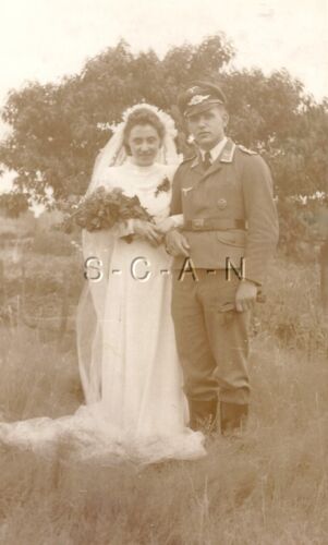 Seconde Guerre mondiale Luftwaffe allemande RP - robe uniforme - badge de sport - chapeau - mariage - mariée - femme - Photo 1 sur 4