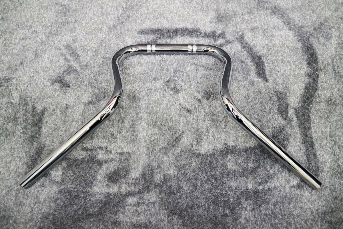 DJ handlebars No,4 / motorcycle 7/8 22mm chrome High rise bosozoku heppokoceo