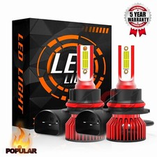 For Ford F-150 F-250 F-350 1994-1996 6000K LED Headlight Bulbs Combo High Low