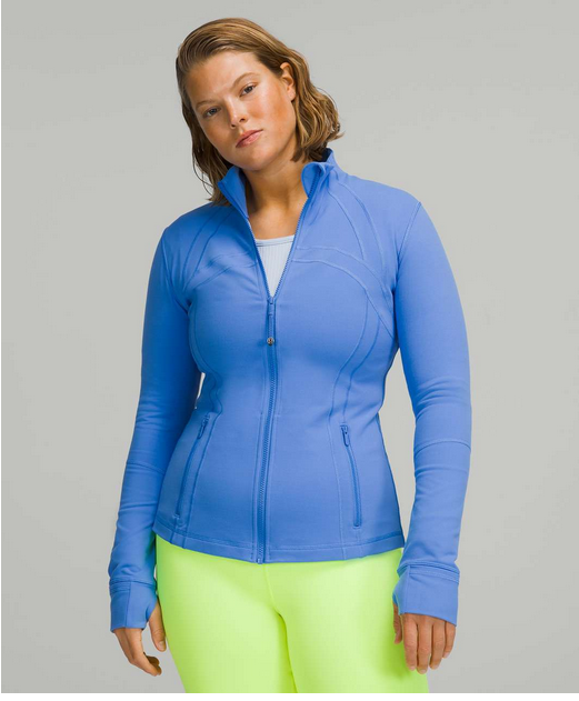 ルルレモン　ジャケット　サイズ6 NWT Lululemon Define Jacket *Luon Full Zip Blue Nile Size 6
