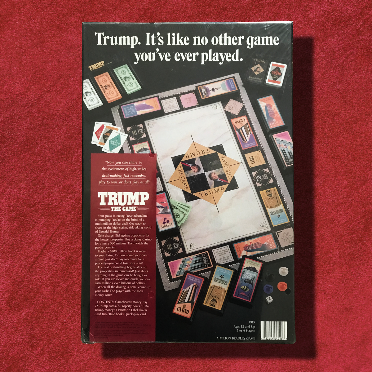 Trump The Game Factory Sealed Never Opened with Remnants of