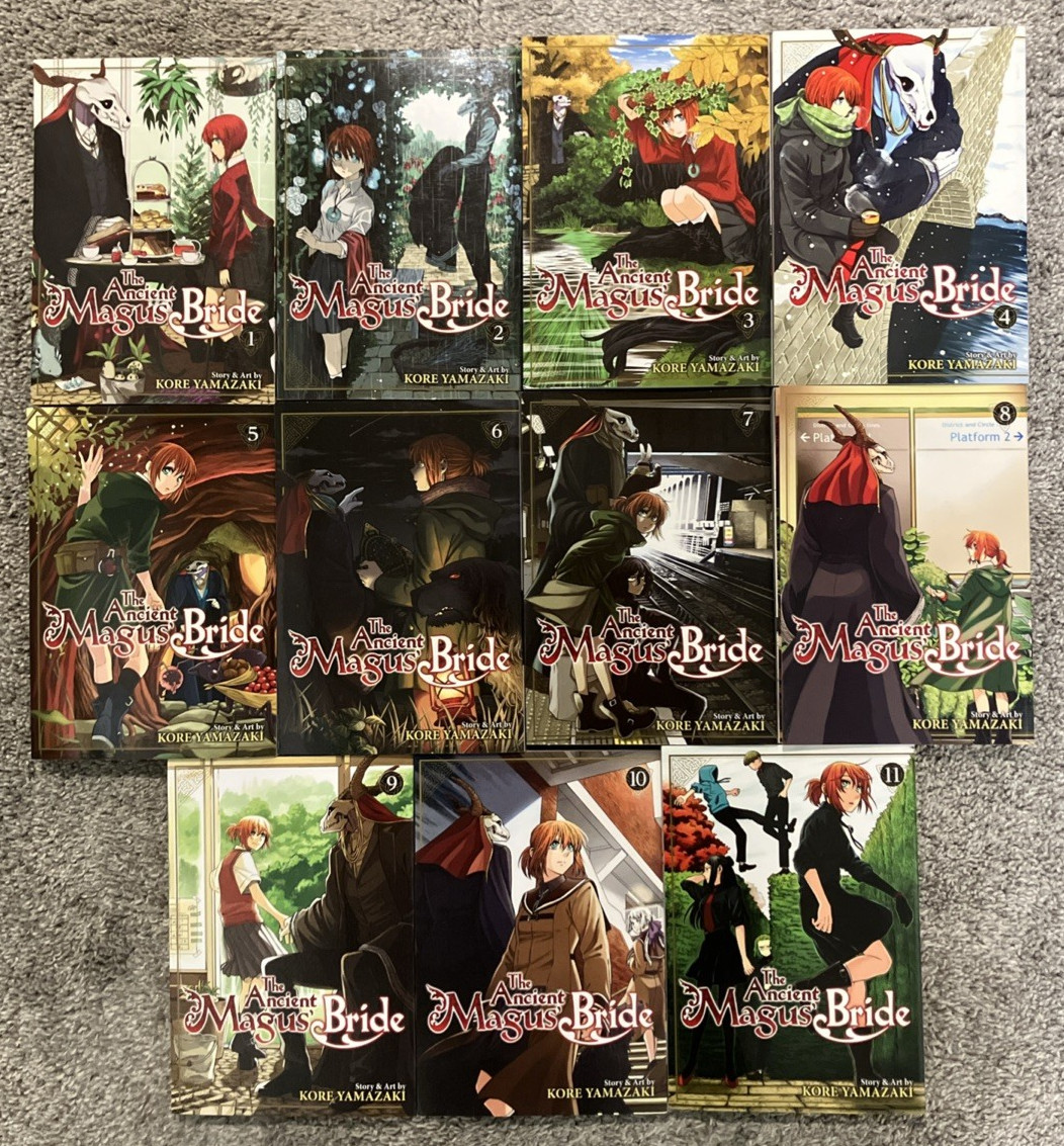 The Ancient Magus Bride Manga Volumes 1-11 English Authentic US Next Day Ship