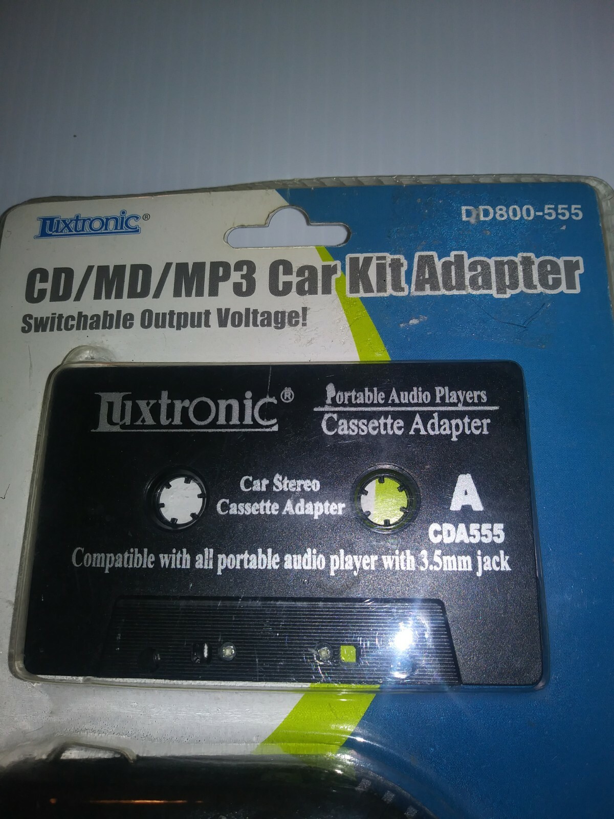Luxtronic CD MD MP3 Car Kit Adapter Input 12v DC Output 1.5 3 4.5 6 7.5 9 12v Dc