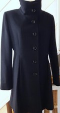 Edina Ronay Black Cashmere/wool Pockets Amazing Size 12-14(bust 104-108cm)