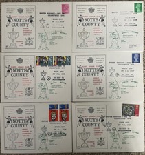 Notts County Division 4 Champions 1971 Dawn First Day Cover X 6