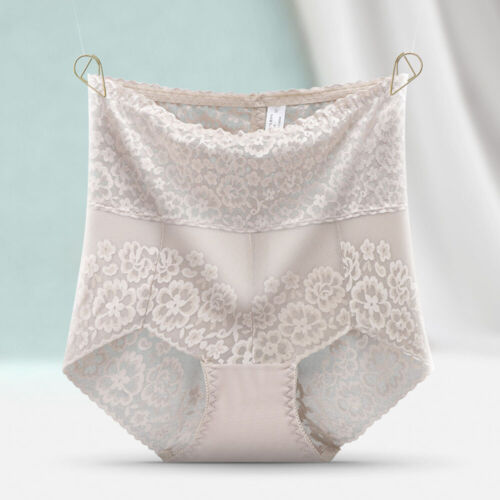 Tummy Control Full Brief Lace High Rise Briefs Knickers High Waist Underwear - Picture 20 of 26