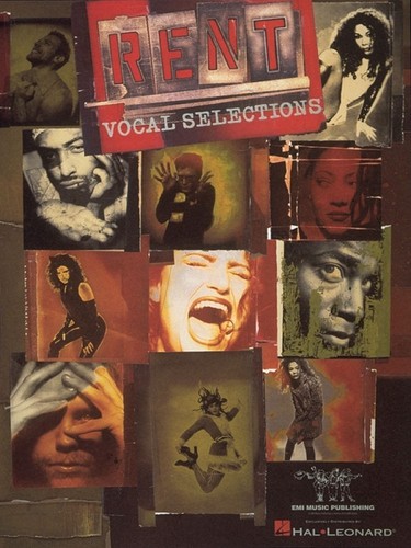 Rent - Sheet Music Vocal Selections Piano Vocal Book NEW 000313069 - 第 1/1 張圖片
