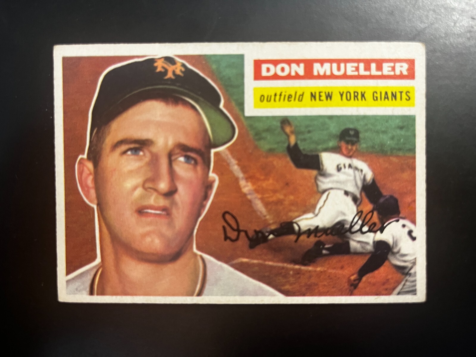 1956 Topps New York Giants Don Mueller #241