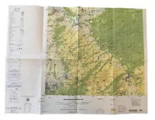 NIMA Military Joint Operations Graphic JOG AIR Map of AMZHERO-SUDZHENSK, RUSSIA