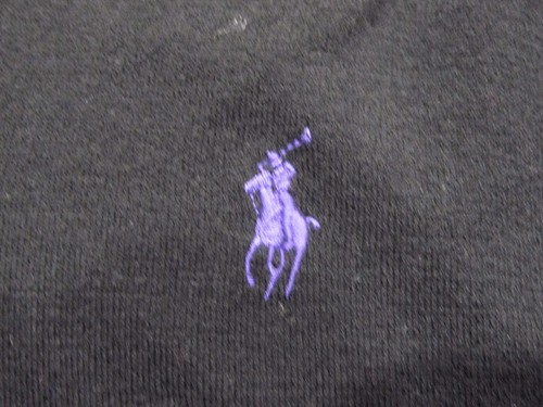 New with tag NWT RALPH LAUREN Mens Black POLO Vneck Wool Winter Slim Sweater S - Picture 3 of 4