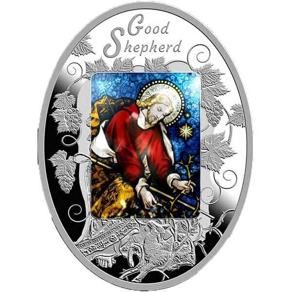 Good Shepherd 1.5 oz Proof Silver Coin 2500 Francs CFA Cameroon 2017-image