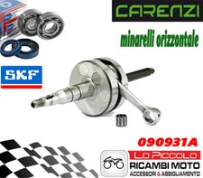 ALBERO MOTORE CARENZI SPALLE PIENE MINARELLI ORIZZONTALE CON CUSCINETTI E PARAOL