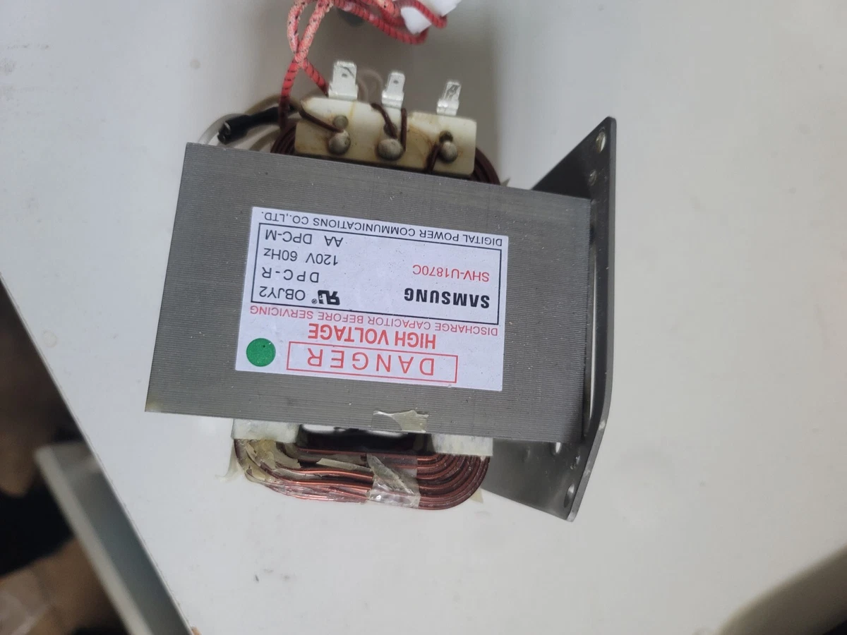 Inactief in het geheim hypothese Samsung Microwave Magnetron and High Voltage Transformer New!! | eBay Inactief in het geheim hypothese Samsung Microwave Magnetron and High Voltage Transformer New!! | eBay