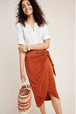 Anthropologie Maeve Petra Tied Skirt Size S 98 NWT