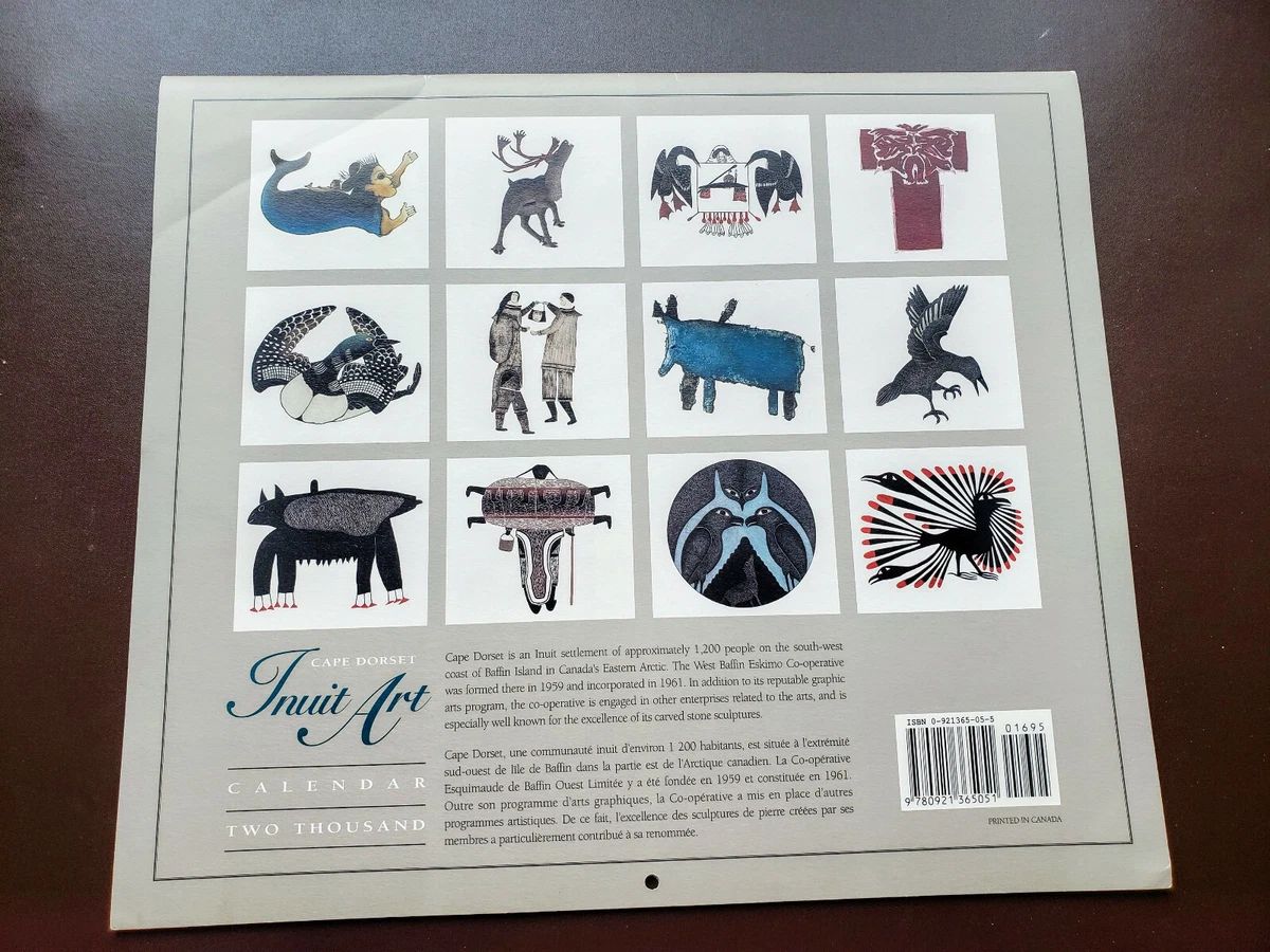 2000 Inuit Art Calendar (pre-owned) FREE SHIPPING via USPS Priority Mail |  eBay