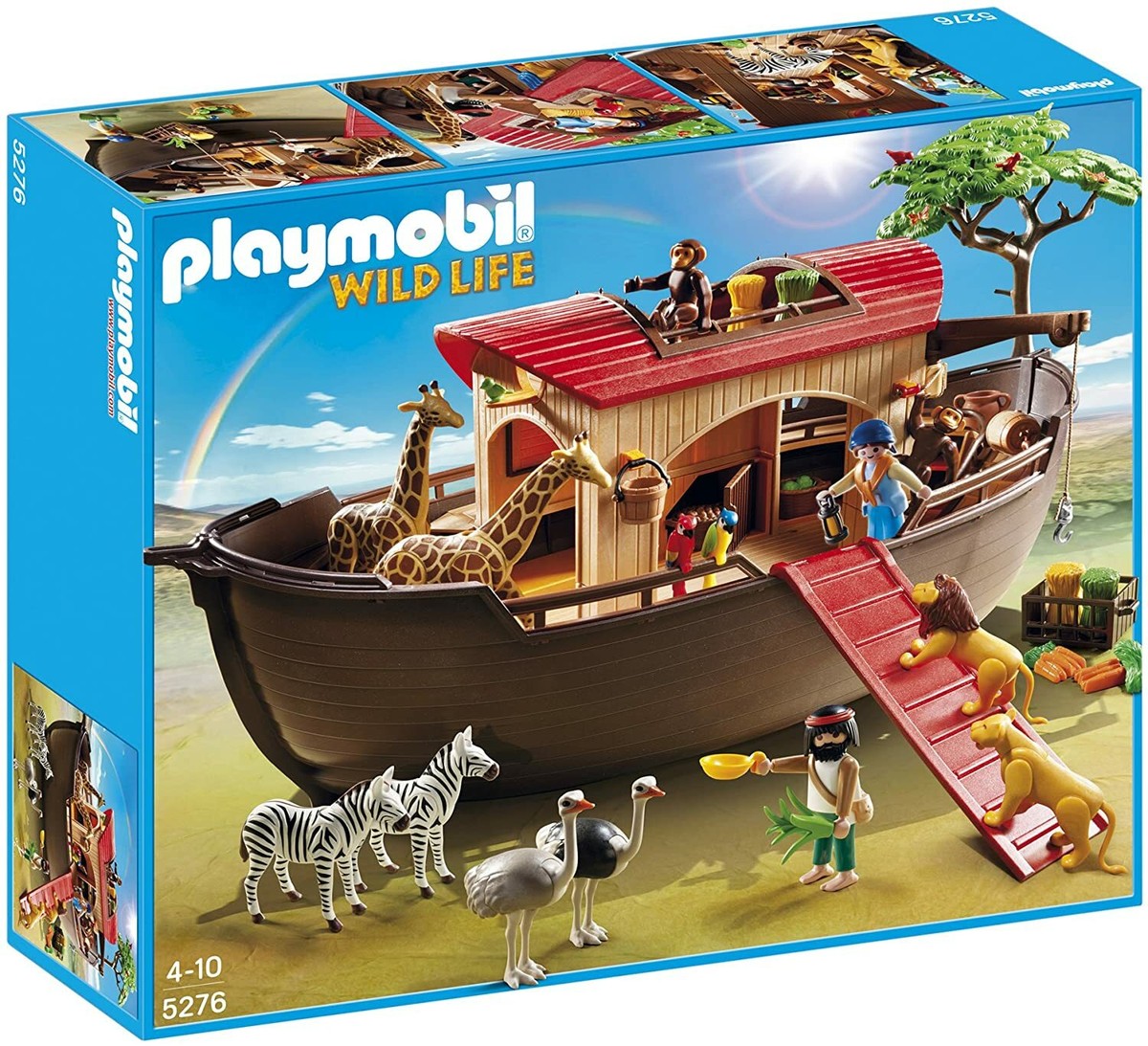 PLAYMOBIL 5276 NOAHS ARK -RARE-Complete Set 2012 -SEALED BOX-NEW-MADE  GERMANY