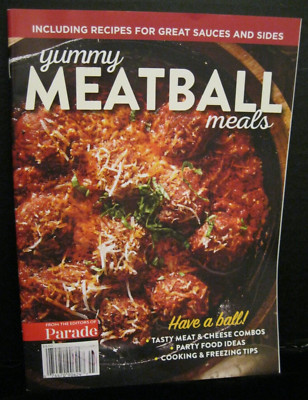 YUMMY MEATBALL MEALS SOFTCOVER COOKBOOK MAGAZINE FROM THE EDITORS OF PARADE  '24