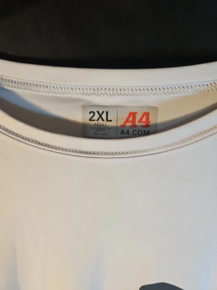 Camisa atlética de manga larga A4 para hombre talla 2XL FISH FEAR TEAM PUNISHER@T Foto 2 de 4