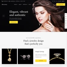 Jewelry Websites Design for Sale with Free VPS Web Hosting