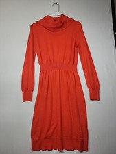 Old Navy  Womens Orange Long Sleeve Sweater Dress Size Medium