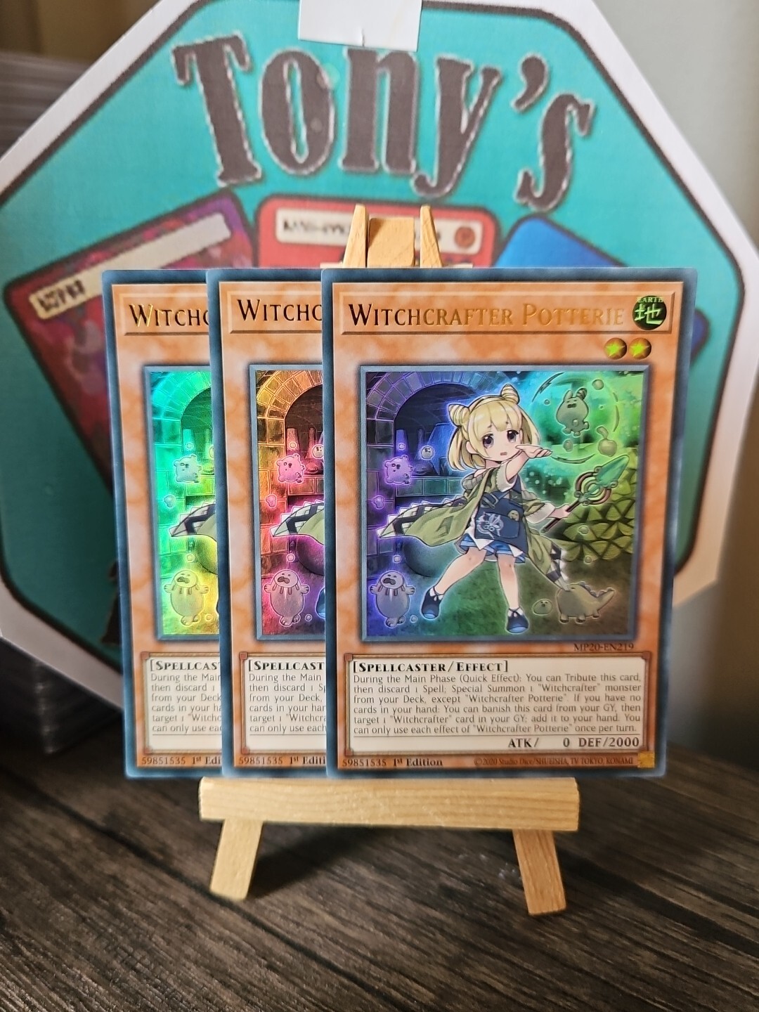 MP20-EN219 Witchcrafter Potterie Ultra Rare 1st Edition YuGiOh Card
