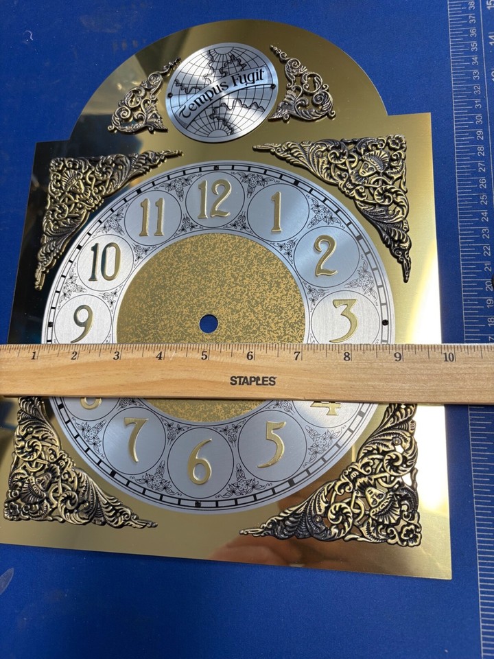 Grandfather Clock Dial 9 7/8 in. Wide x 13 inch High | eBay