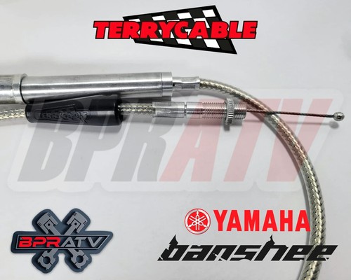 Banshee TWIST Throttle Cable Terrycable Steel Braided Keihin Mikuni Lectron PWK - Picture 5 of 13