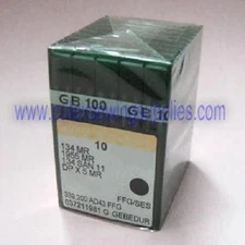 100 GROZ-BECKERT GEBEDUR 134 MR / 135X5 MR Titanium Quilting Machine Needles