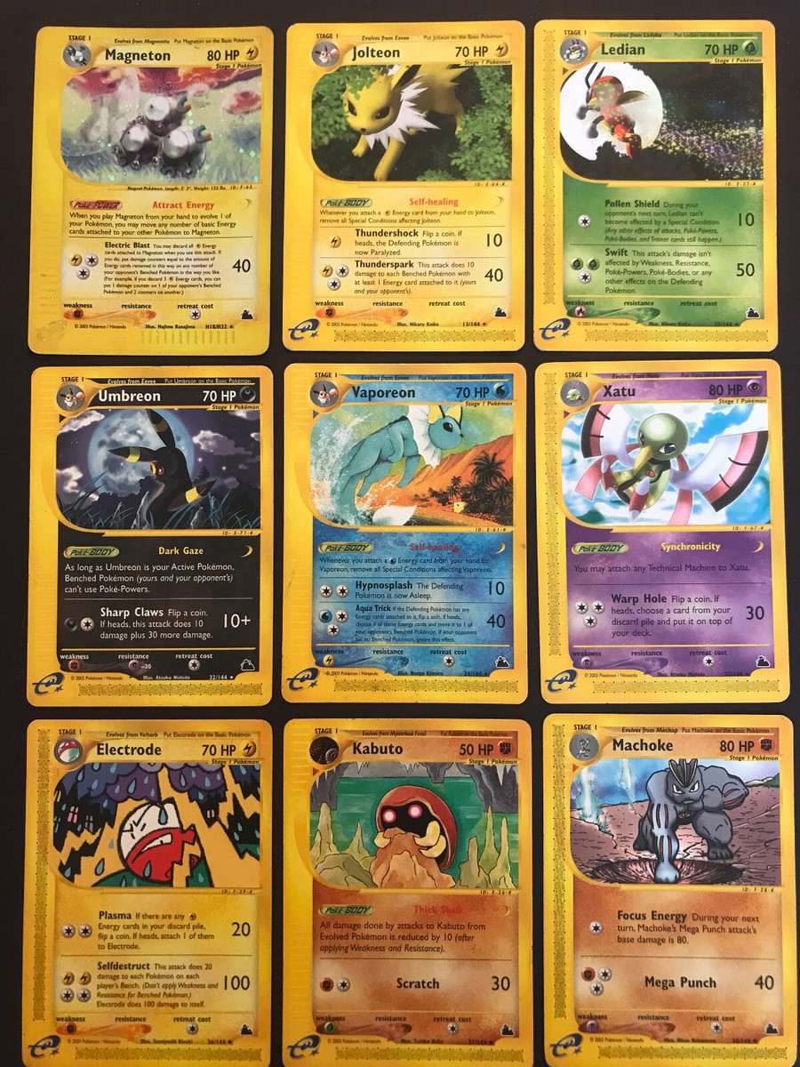 ポケモンカード2003 17枚セット Skyridge set 2003 Pokémon trading card Moderately Played - Pick