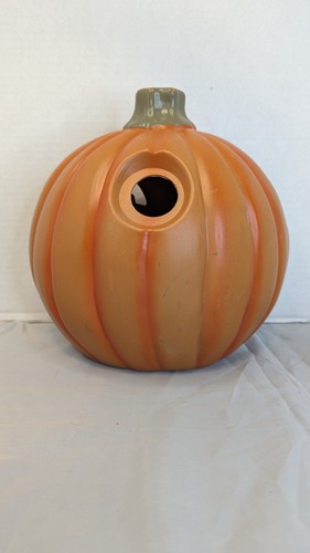 Soffiatore Jack-O-Lantern Zucca Classica 8" Alta Illuminazione Elettrico FUNZIONA VINTAGE? - Foto 5 di 11