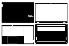 Carbon Vinyl Sticker Skin Decal Cover for Lenovo ThinkBook Plus G3 IAP 17" 2022