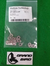 MATTSON 497-00512-09 WSHR,FLAT,#10,SST Lot of 16,  NEW