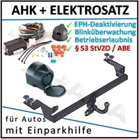 AHK ES13 FüR Fiat Punto Bj 99-05 AnhäNgerkupplung Eph-Abschaltung Einparkhilfe