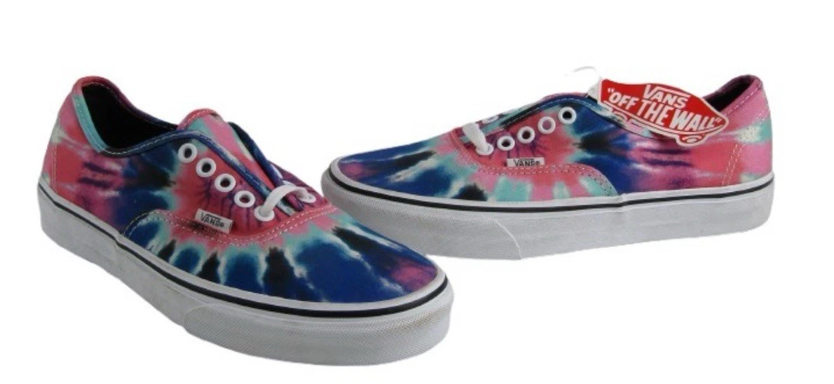 Scarpe VANS autentiche tie dye taglia: 7M 8 5W nuove con etichetta