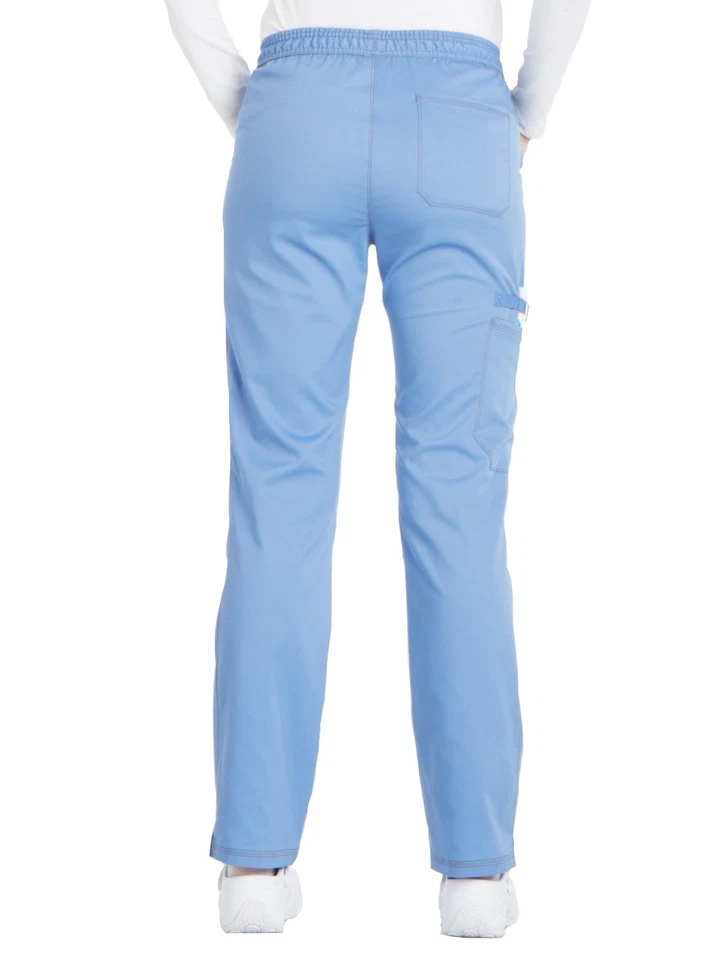 Pantalón Dickies para mujer pierna recta con cordón, azul Ciel, talla: XX-grande Foto 2 de 3