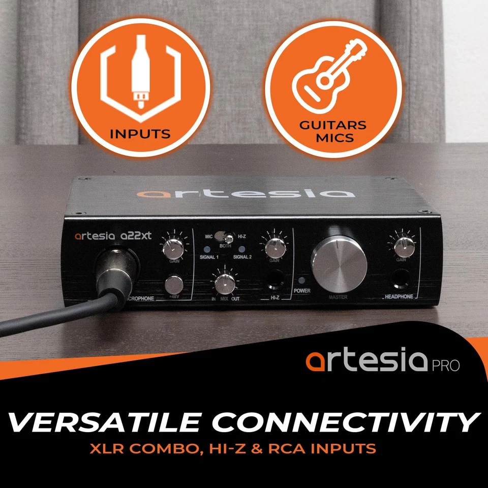 USB Audio Interface 24Bit | 96kHz XLR Input Phantom Power Heavy Duty - Image 2 of 4