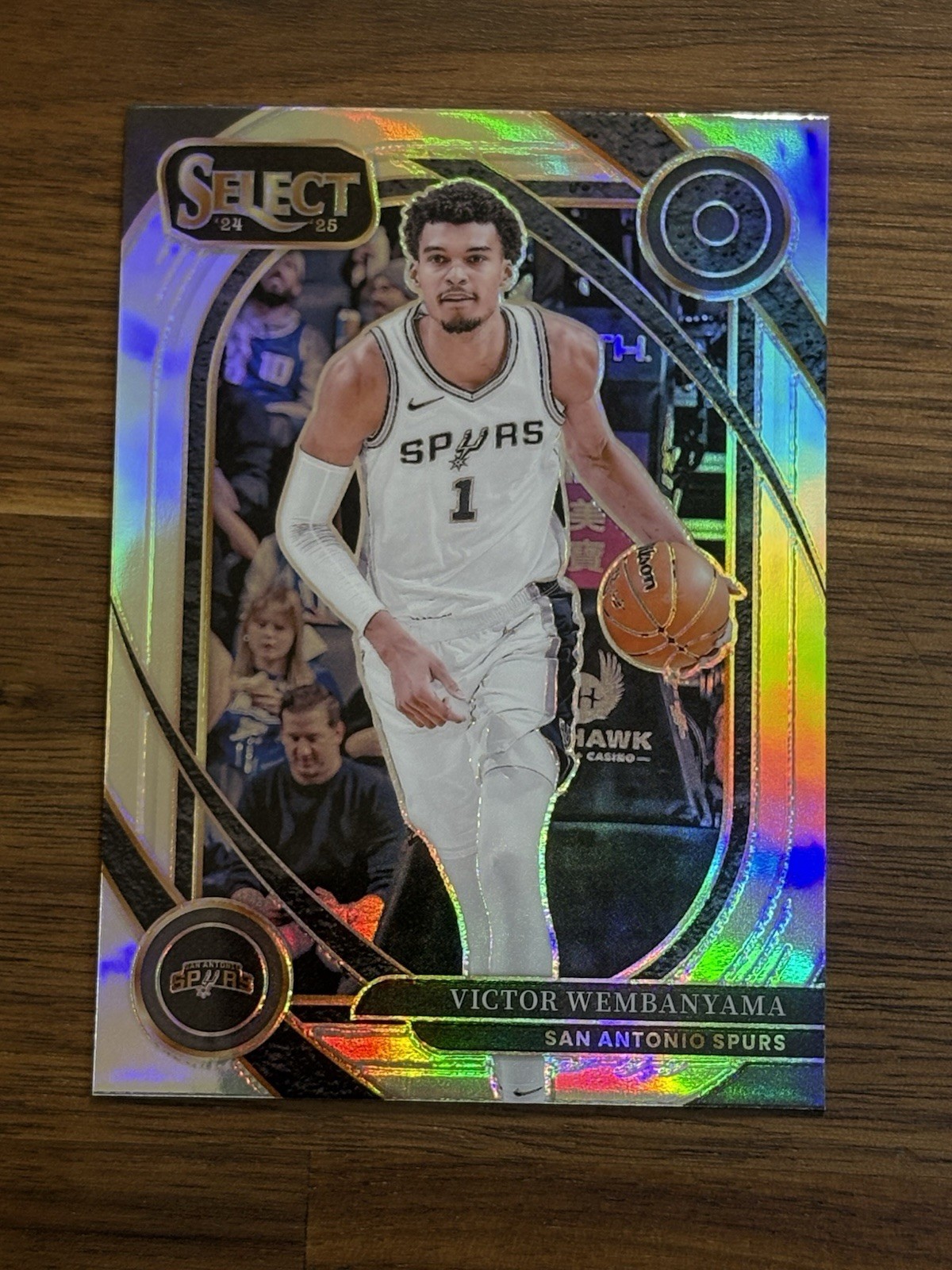 Victor Wembanyama 2024-25 Select Courtside Silver SP #229 Spurs 2nd Year