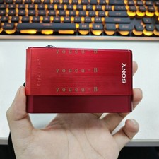 Sony CyberShot DSC-T900 Red Digital Camera 12.1MP CCD Camera With Charger
