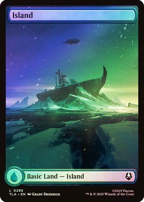 MTG FOIL Island Full Art - Avatar: The Last Airbender #288