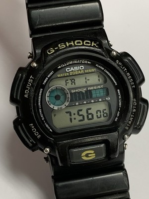 Vintage Casio G-SHOCK Illuminator Digital Shock-Resistant Watch DW-9052 Working