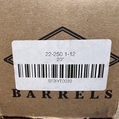 BSF Carbon Fiber Barrel 20  22-250  1-12