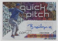 2021 Panini Mosaic Quick Pitch Auto Brailyn Marquez #QPA-BM Auto i6j