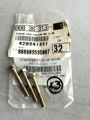 BRP Ski Doo 420941451 Hex Collar Screw *QTY 3* OEM NOS