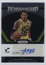 2023-24 Panini Prizm Penmanship Juan Toscano-Anderson #PNM-JTA Auto 1oa8