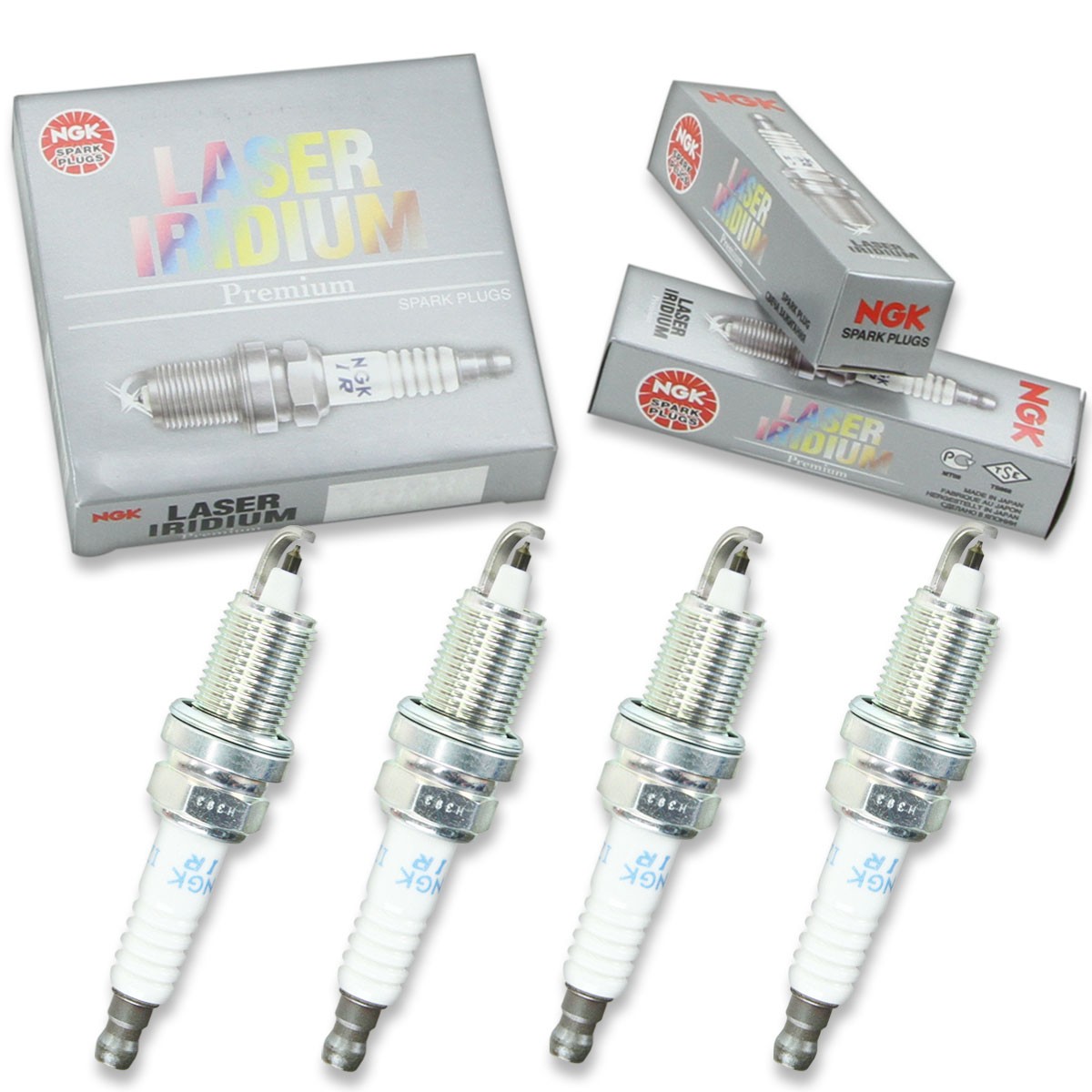 4pcs 2010 Evinrude E175DSLISM NGK Laser Iridium Spark Plugs 175 HP Kit Set jx