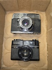 2 Vintage 35MM Cameras,60s Agfa Optima 500 Germany,Hanimex RF 35 Japan,Untested