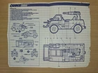 GI Joe 1987 Eliminator BF2000 Vehicle Blueprints Instructions Original Hasbro